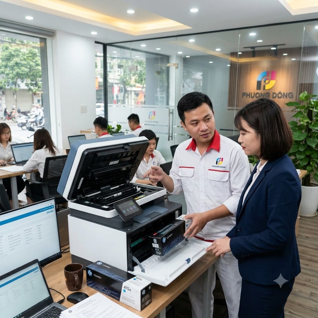 Đổ mực máy in HP Color LaserJet Pro MFP 3303fdn
