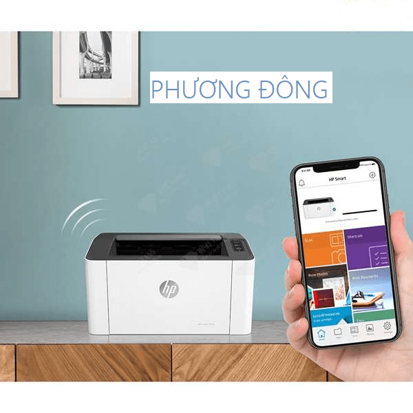 Đổ mực máy in HP 107W